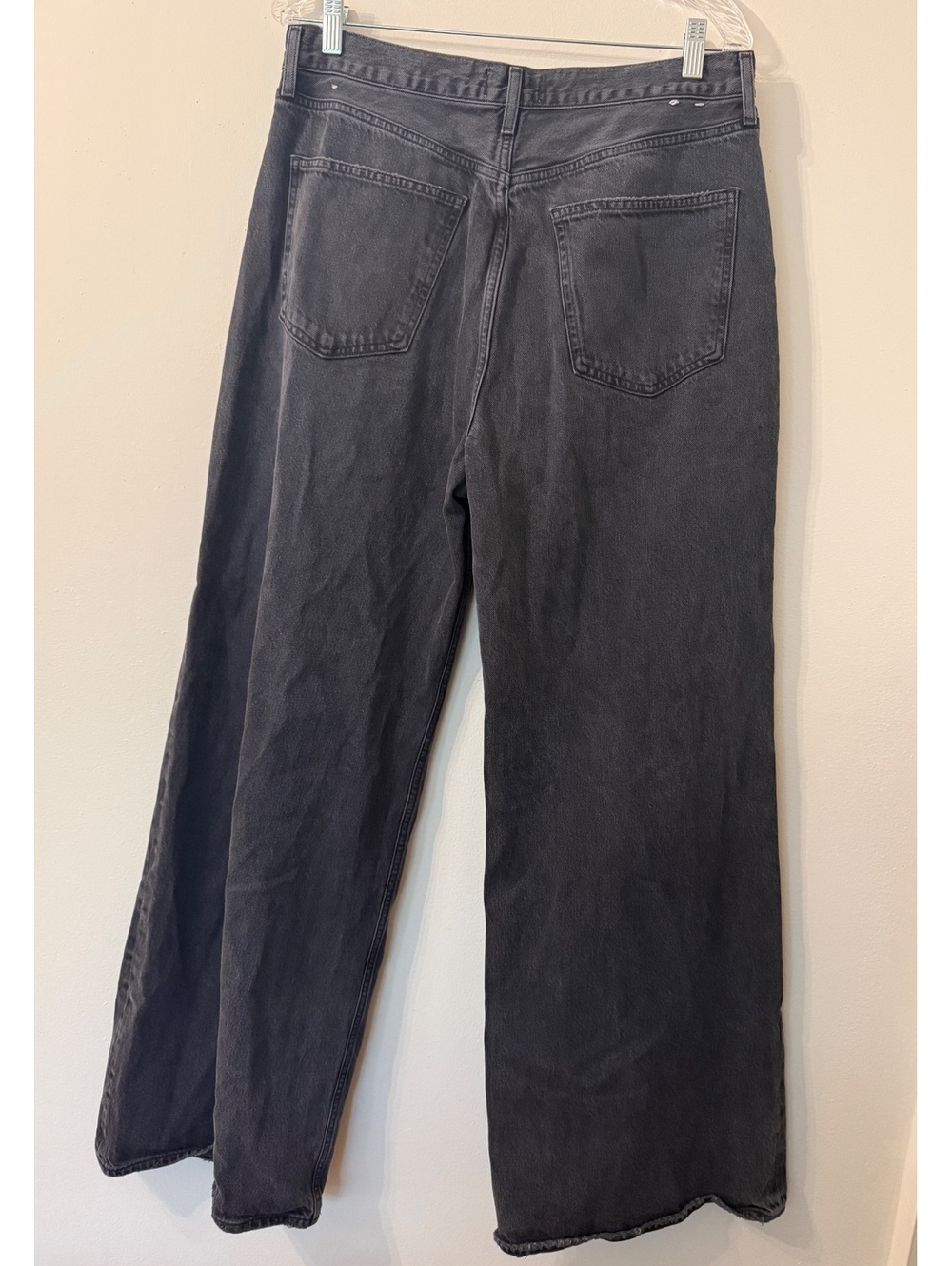 AGOLDE Dame black high waisted wide leg jeans - 31 - Picture 4 of 6